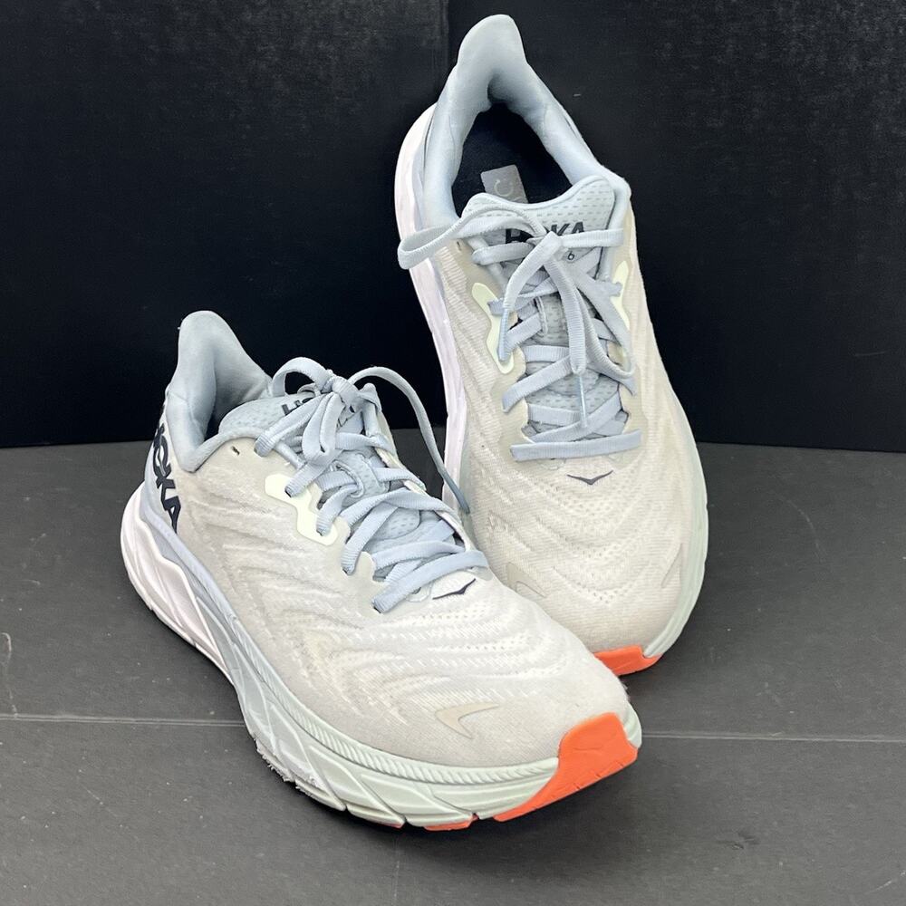 HOKA Arahi 6 Womens 6.5 Wide D Blue Fog Running Jogging Shoes 1123197 PABF - Picture 2 of 10